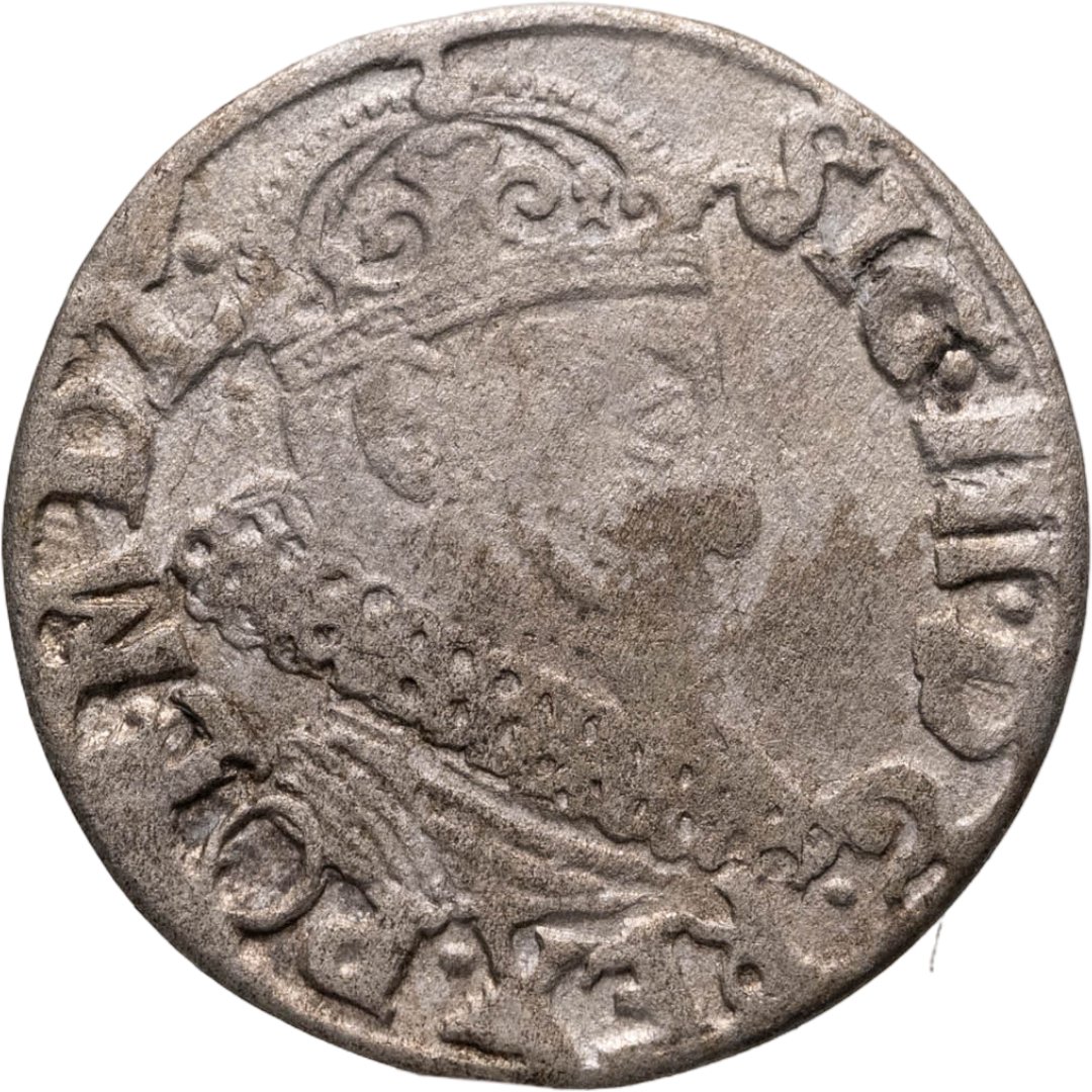 Речь Посполитая, Ливония 3 гроша 1622 Сигизмунд III, Серебро, в сохранности F-VF