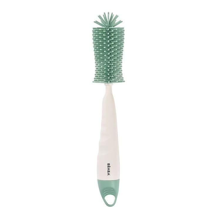 Щетка для посуды Beaba щетка для бутылочек и сосок, силиконовая, sage green