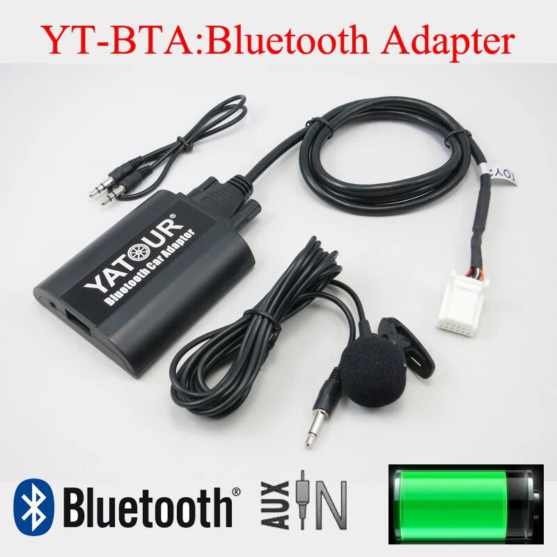 Автомобильный радиоприемник Yatour BTA, Bluetooth, MP3 комплект для Toyota Camry Corolla Highlander Land cruiser RAV4, 6 + 6 контактов, радио