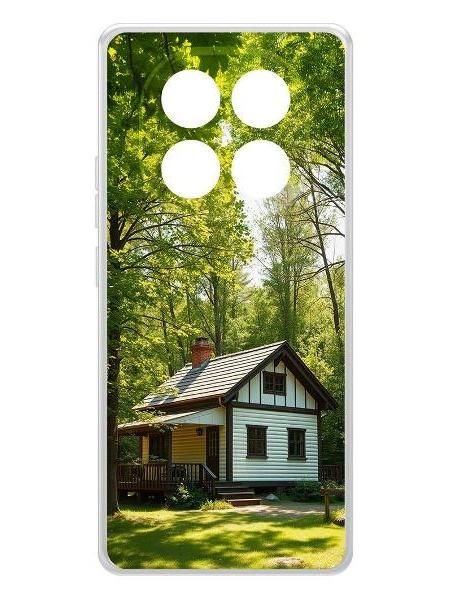 Чехол для смартфона, телефона Krutoff Clear Case для Redmi Note 14 Pro 4G Дача