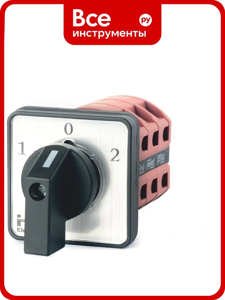 Переключатель кулачковый HLT ПК-1-43 25А 3P 1-0-2 IP65 085-21-118