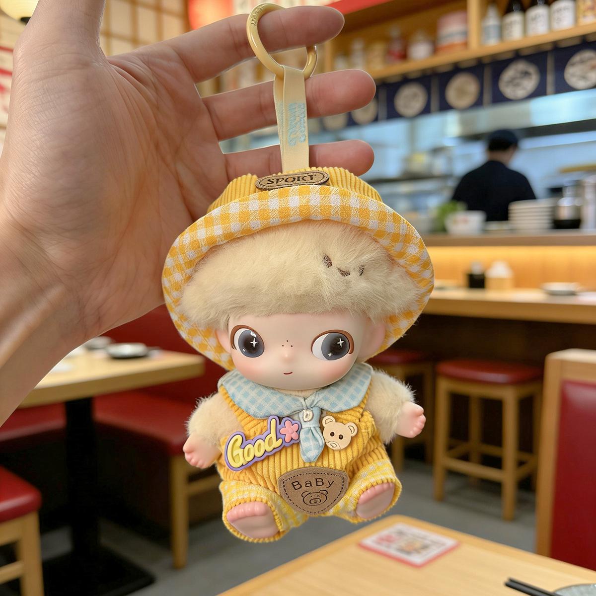 10 см наряд Диму Новый Дневник для куклы одежда фигурки Pop Mart наряд шляпа рыбака комбинезон на лямках только не