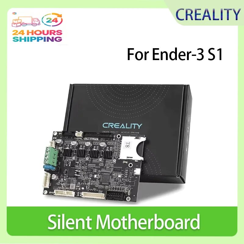 Материнская плата Creality Ender-3 S1 Silent 32-бит с драйверами TMC2208 и комплектом предохранителей для SD-карт для 3D-принтера Ender 3 S1
