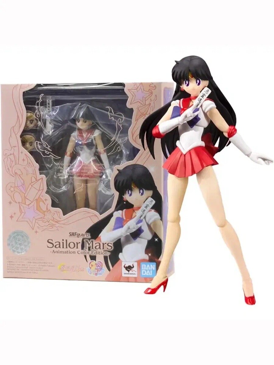 Фигурка Bandai S.H.FIGUARTS Pretty Guardian Sailor Mars, Animation Color Edition, SHF 14cm