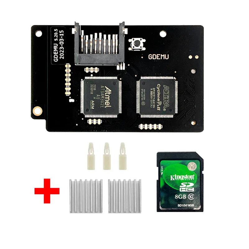 GDEMU V5.20.5 Зеленый, 8ГБ, V5 15b