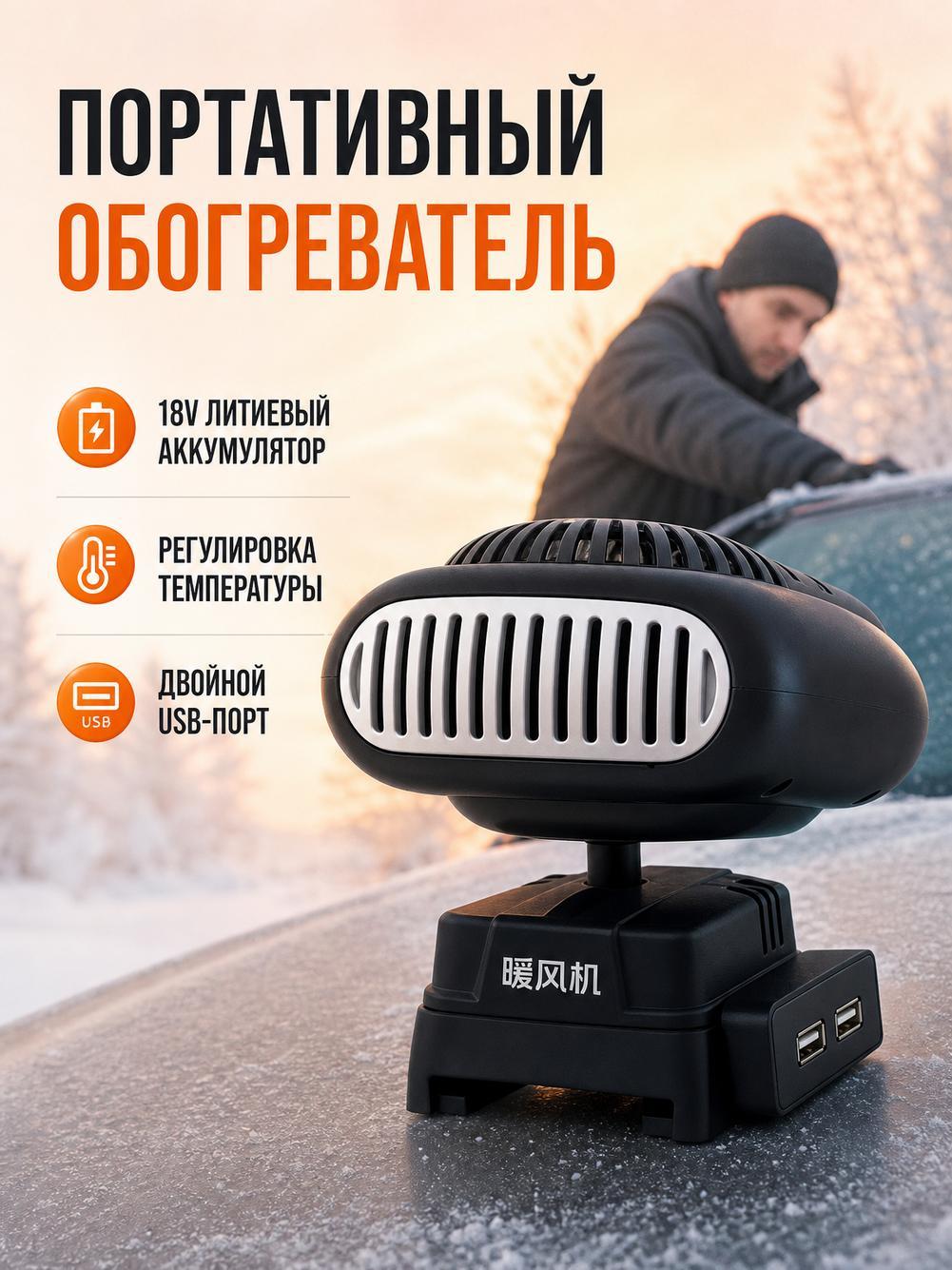 Автомобильный обогреватель портативный обогреватель