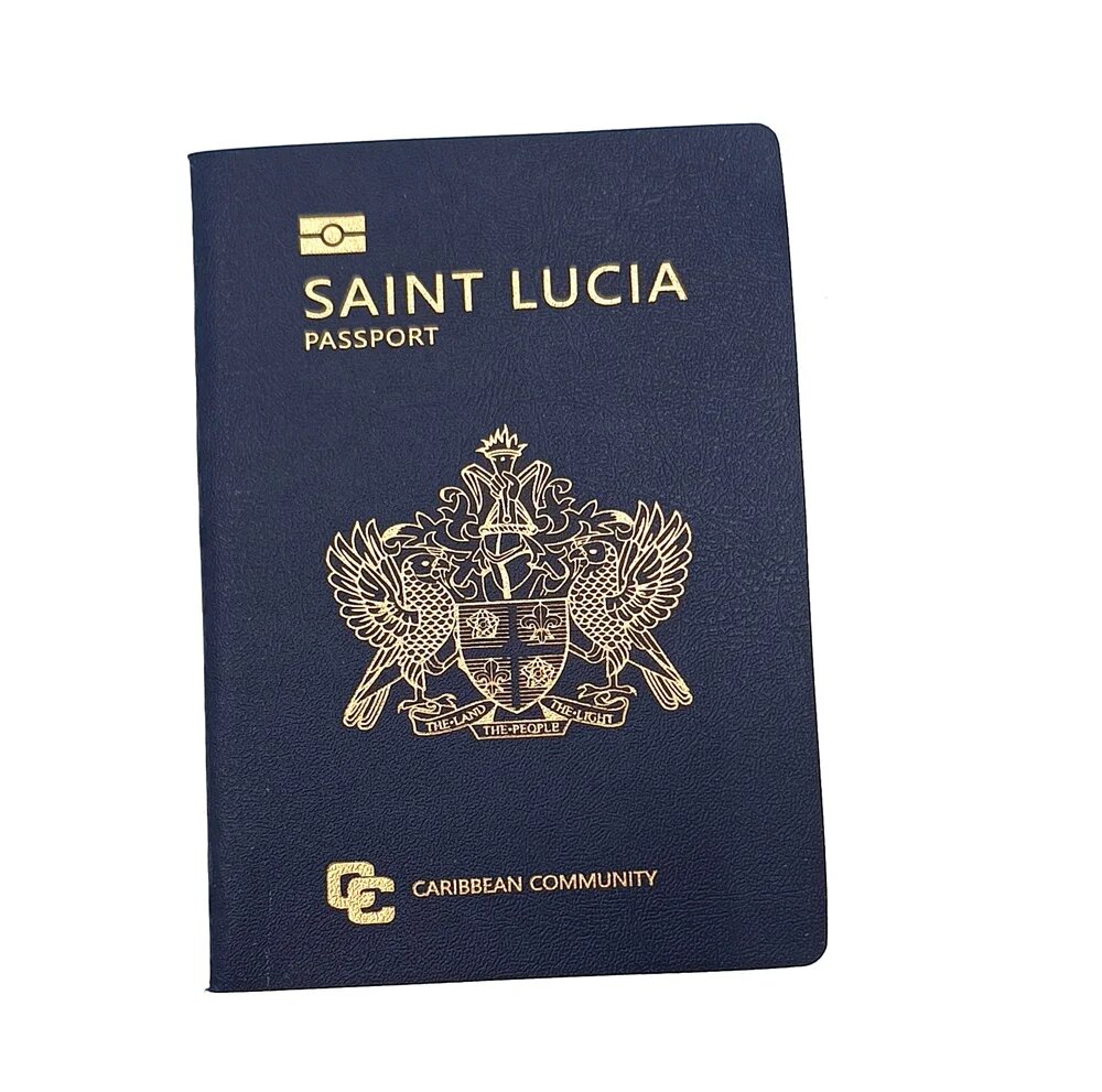 Блокнот Saint Lucia паспорт, цвет O