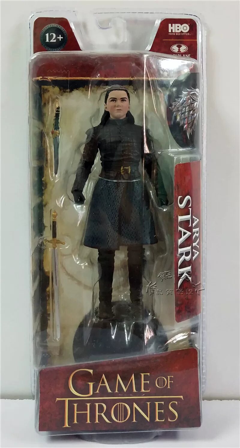 McFarlane Game of Thrones Ария Старк Action Figure, Костюм Безымянного, Коллекционная фигурка 12 дюймов, Подробная броня