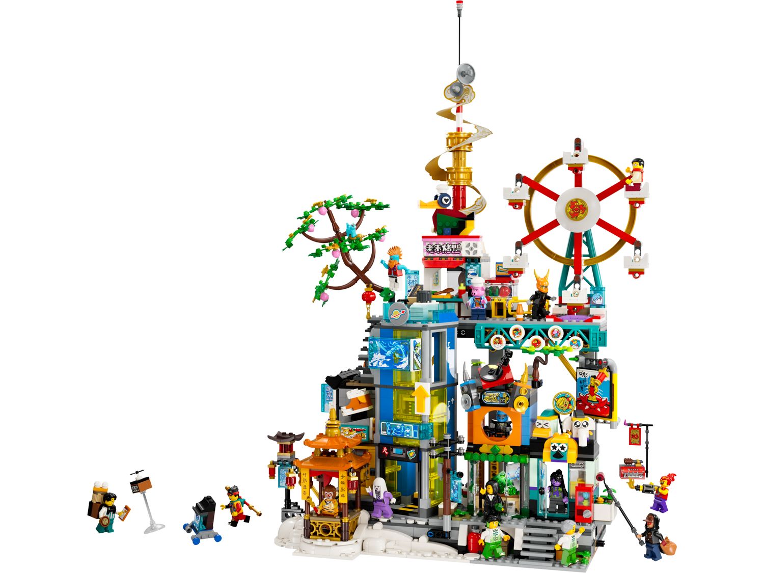 Конструктор LEGO Monkie Kid 80054 «Мегаполис: 5-я годовщина», 2330 деталей, 10+