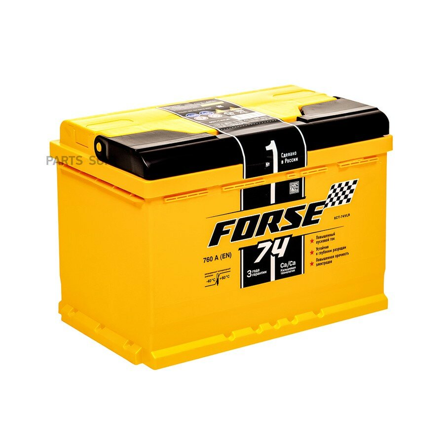 FORSE 6СТ-74 VLR Euro от официального дистрибьютора, FORSE, артикул 574112050