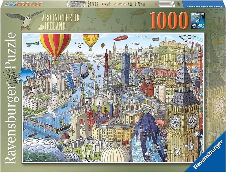 Пазл Ravensburger Вокруг Британских островов, 1000 элементов