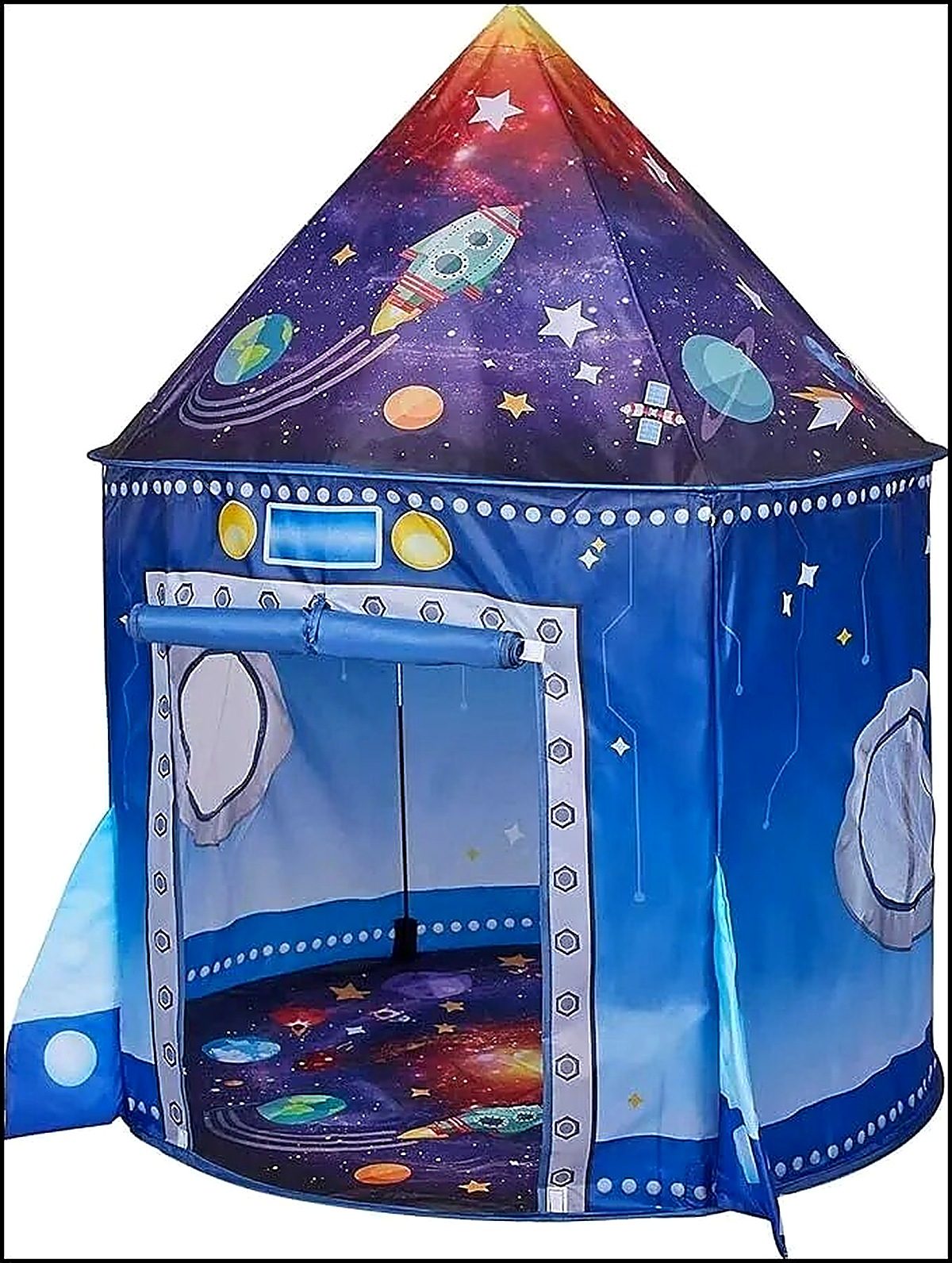 Детская палатка Космический корабль 3-5 лет, 30x30x30 см, домики игровые