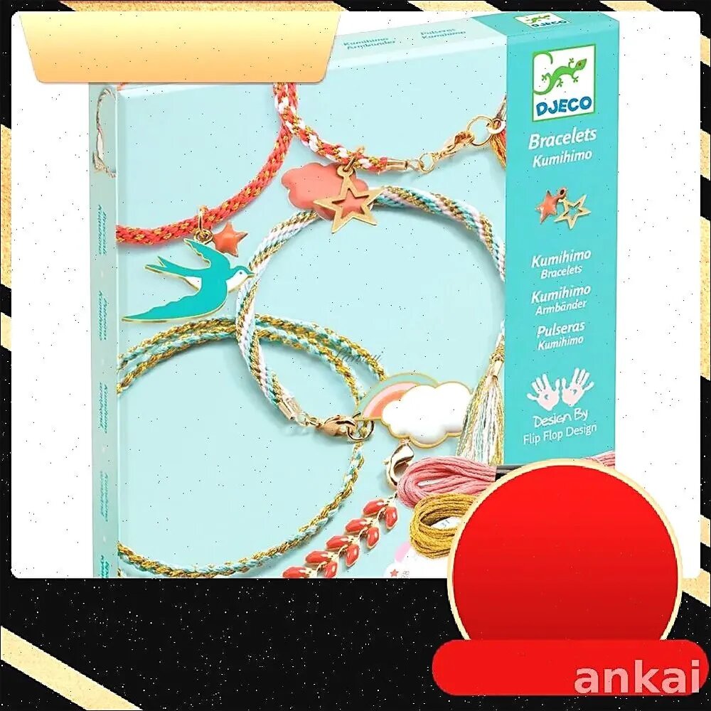 Djeco Bracelets kumihimo Набор для создания украшений Браслеты-ankai