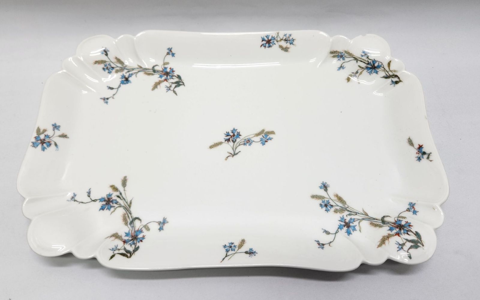 Блюдо Фарфор Frank Haviland Limoges Франция 1910-1914 годы 41*26,5 см (есть скол)