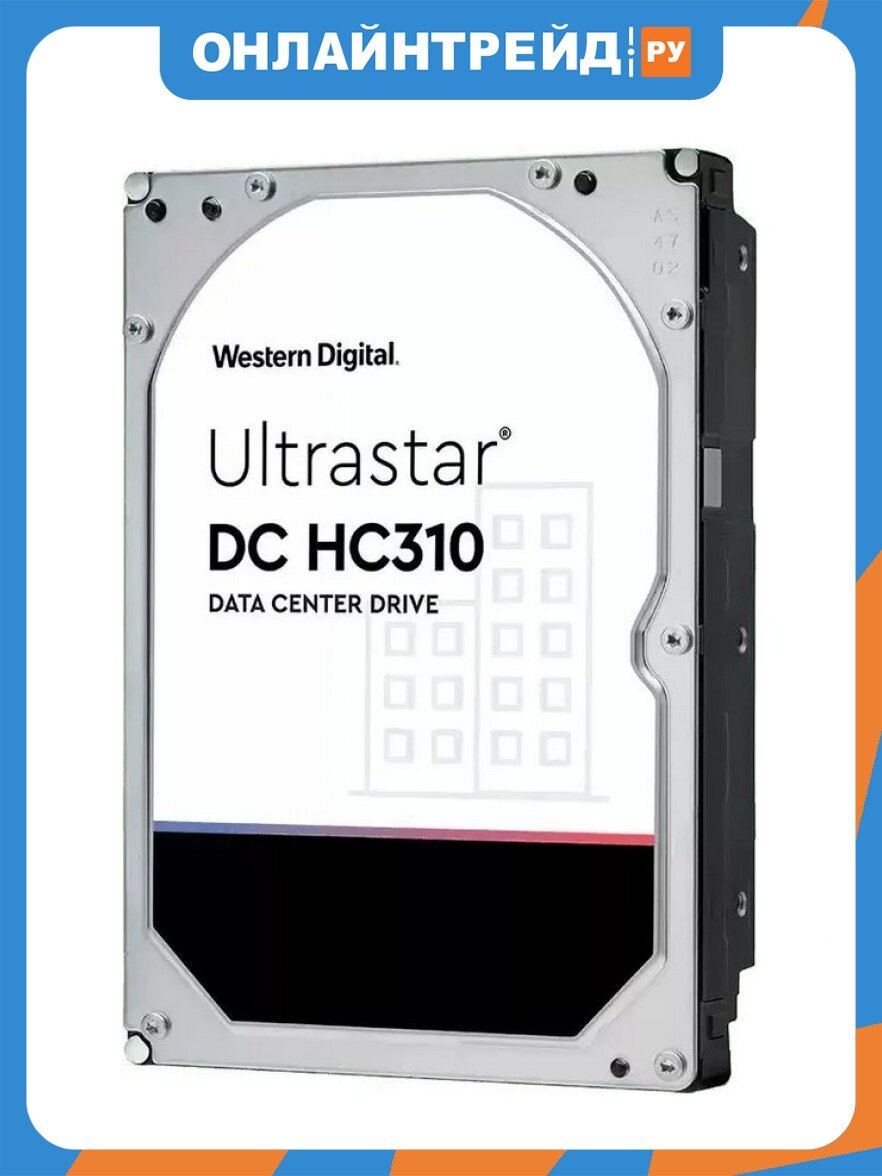 Жесткий диск Western Digital SE WD Ultrastar DC HC310 0B36048_HUS726T4TAL5204 3,5" 4.0 Tb SAS 12 Gb/s 256Mb 7200rpm