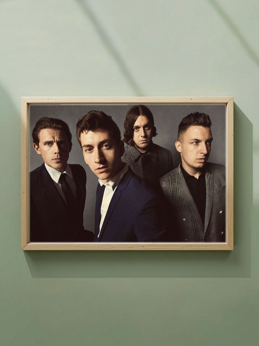 Постер, плакат на стену "Arctic Monkeys Рок-Группа" 42 см х 29,7 см (А3), Без Рамы