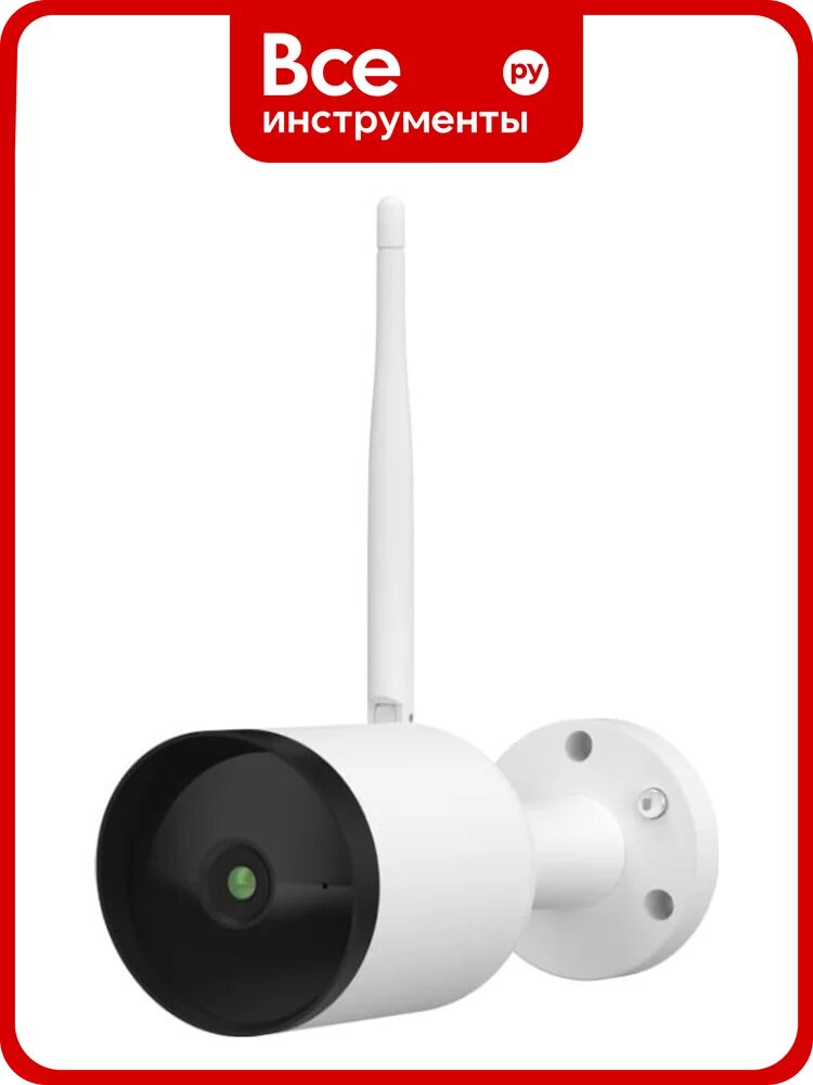 Видеокамера стационарная Rubetek Full HD, обзор 130°, белая RV-3425/Wh