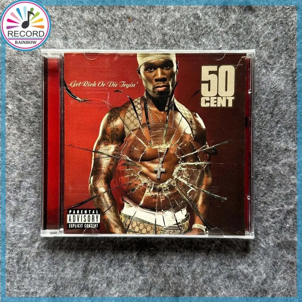 CD 50 Cent Get Rich Or Die Tryin' CD 1Z10325 запечатанный совершенно новый альбом