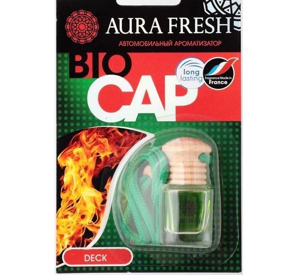 Ароматизатор подвесной (Deck) "AURA FRESH" BIO CAP (бутылочка)