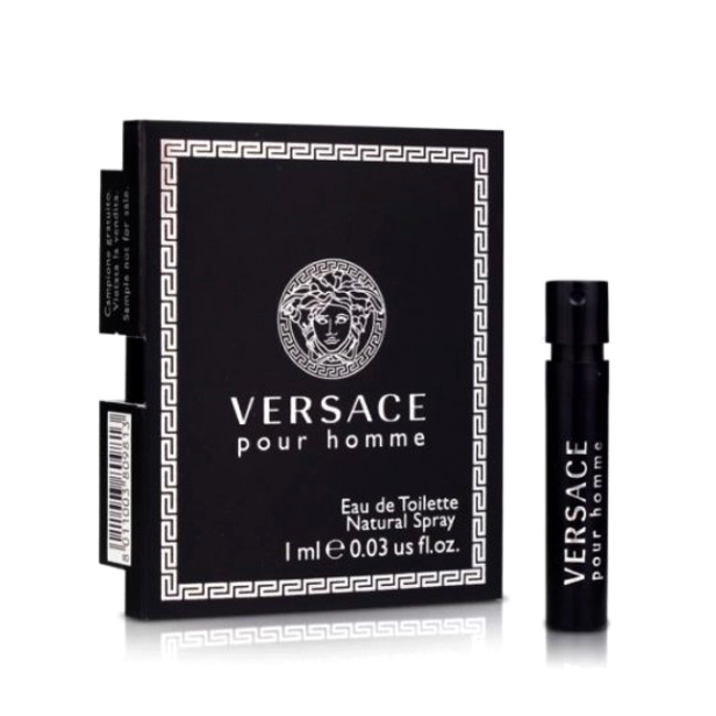 Проба парфюма Versace Versace Pour Homme 1 / Туалетная вода Версаче Версаче Пур Ом миниатюра / Компактный формат аромата