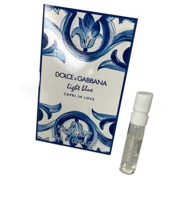 Дольче Габбана Лайт Блю Капри Ин Лав миниатюра 1.5 / Парфюмерная вода Dolce Gabbana Light Blue Capri In Love пробник