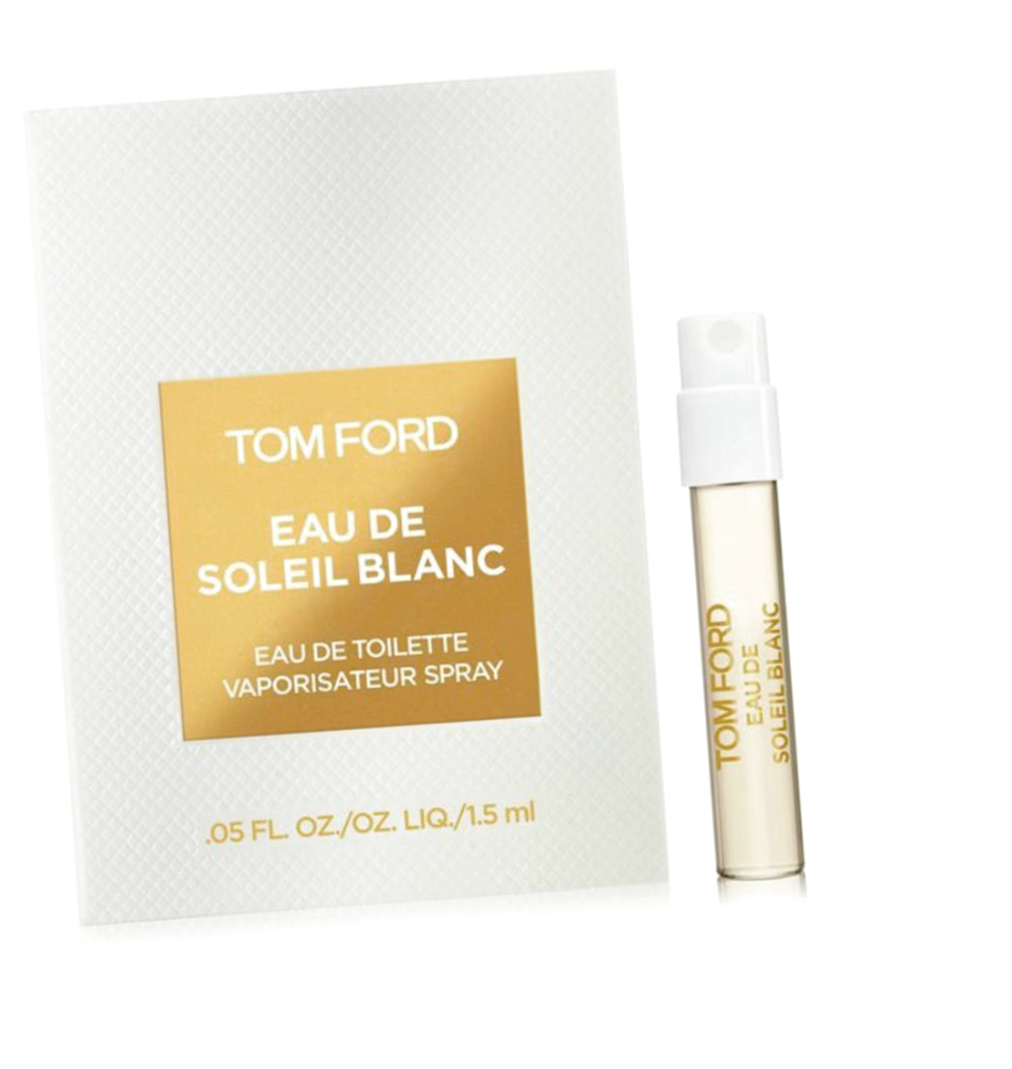 Туалетная вода Tom Ford Eau De Soleil Blanc 1.5 пробник / Сэмпл аромата Том Форд О Де Солейл Бланк / Миниатюра парфюма