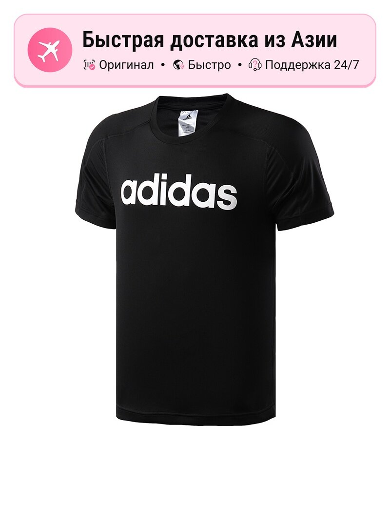 Футболка Black Crew Neck