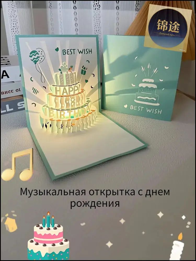 Музыкальная открытка с днем рождения