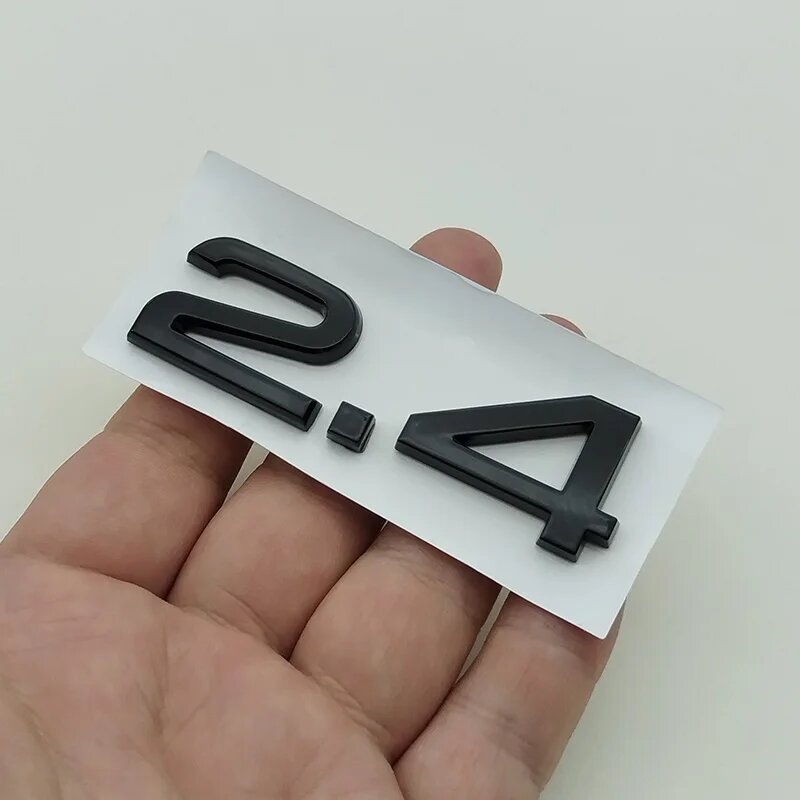 3D Наклейки С Эмблемой Audi из АБС-пластика Glossy Black 2.4