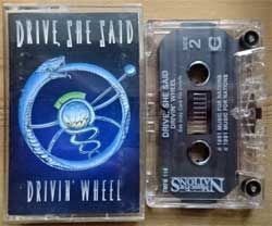 Аудиокассета DRIVE, SHE SAID 'Drivin' Wheel' (1991 UK press, Chrome, Dolby, TMFN 118, mint/mint) (MC4054) (D)