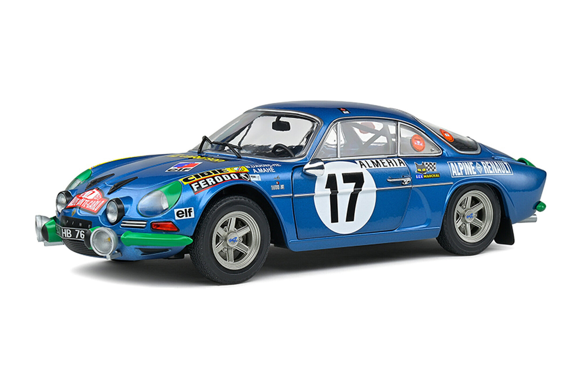Модель коллекционная SOLIDO Renault alpine A110 1600S no 17 rally monte carlo 1972