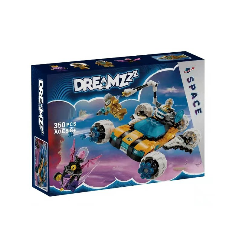 DREAMZzz Город мечты Охотник Кошмарная акула Подводная лодка Маттео Космический автомобиль Деревня Башня Крокодил Автомобиль