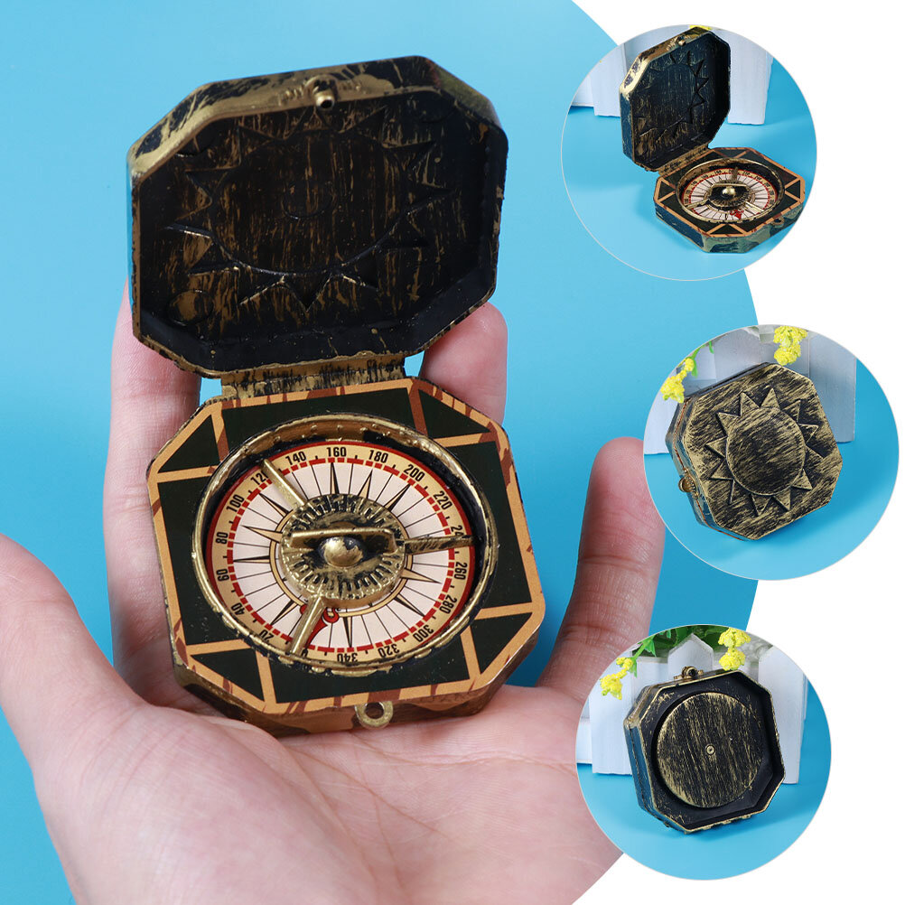 15 Штук Пластиковые Компасы Для Пиратских Игр И Косплей Декорации 6X6CM