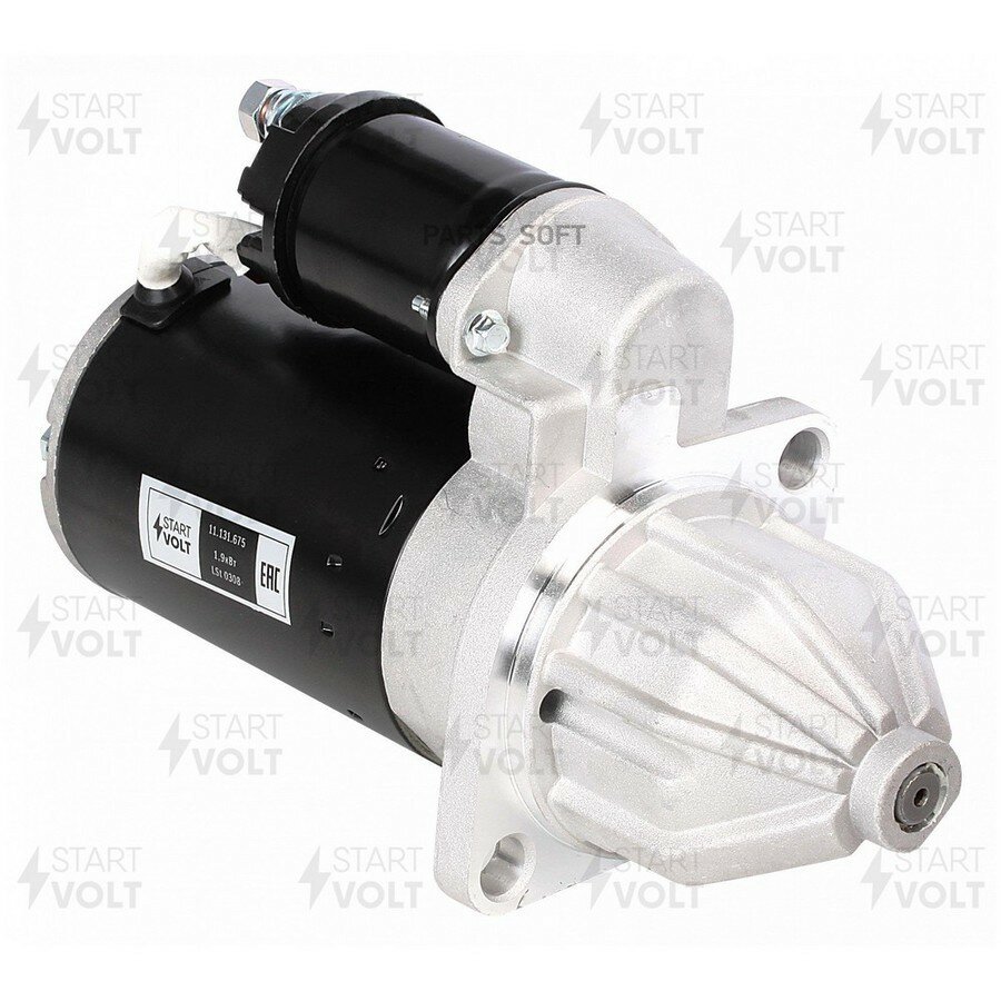 Стартер для ам ГАЗ ГАЗель Бизнес, Next (13-) с дв. EvoTech 2.7i (LSt 0308) от официального дистрибьютора, STARTVOLT, артикул LST0308