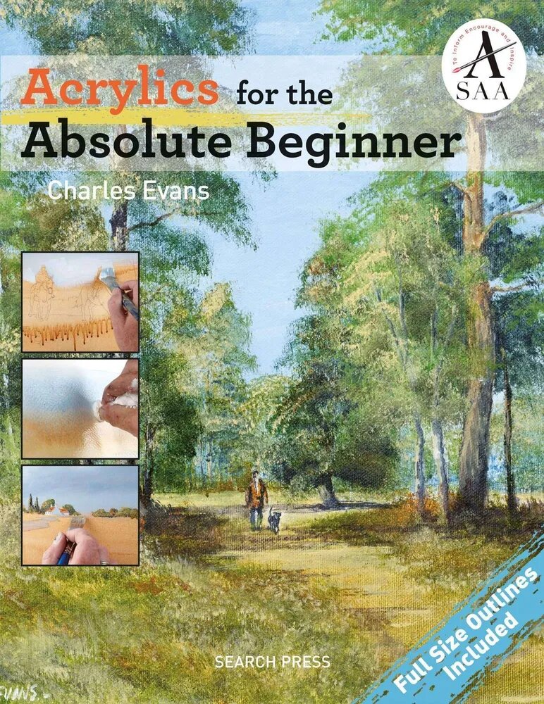 Acrylics for the Absolute Beginner/ Основное руководство по акриловой акварельной живописи