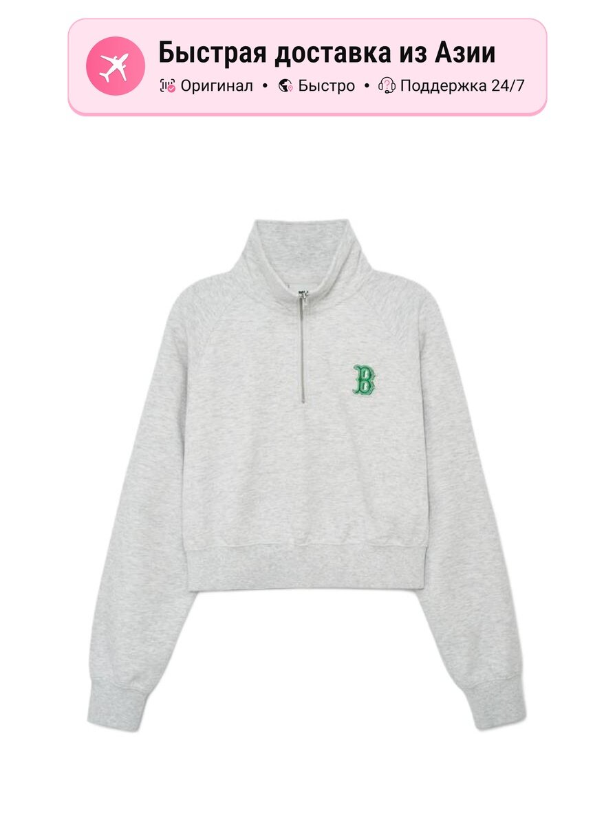Свитшот MLB Base Logo Gray, 1 шт.