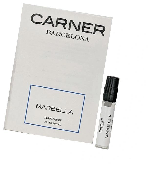 Парфюмерная вода Carner Barcelona Marbella 1.7 миниатюра / Пробник парфюма Карнер Барселона Марбелла / Сэмпл аромата