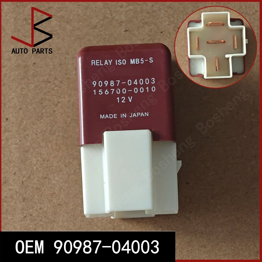 Новое автомобильное реле OEM 90987-04003 9098704003 9008498010 90084-98010 для TOYOTA COROLLA 1991-2002 COASTER 1993-2016 RAV4 94-20