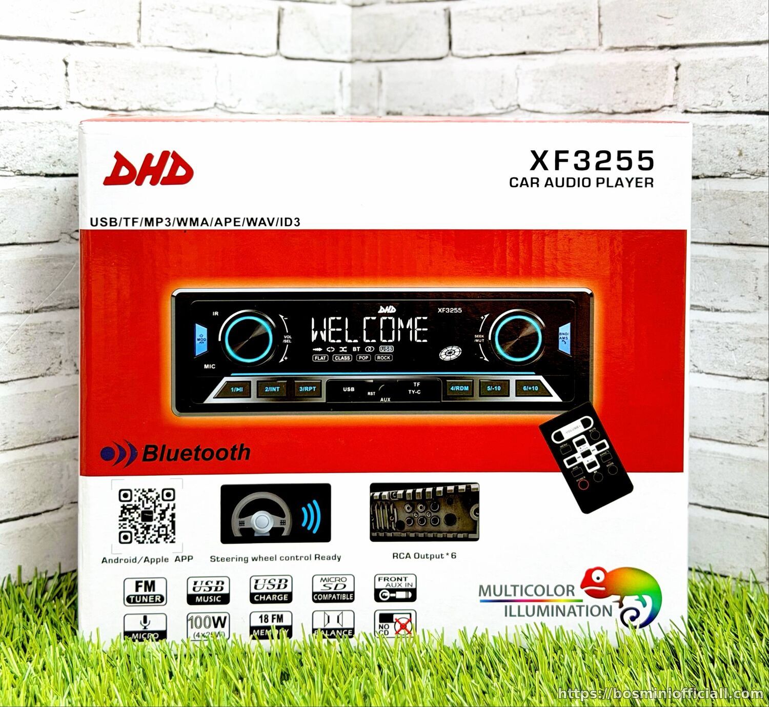 Магнитола для авто с блютуз DHD XF 3255