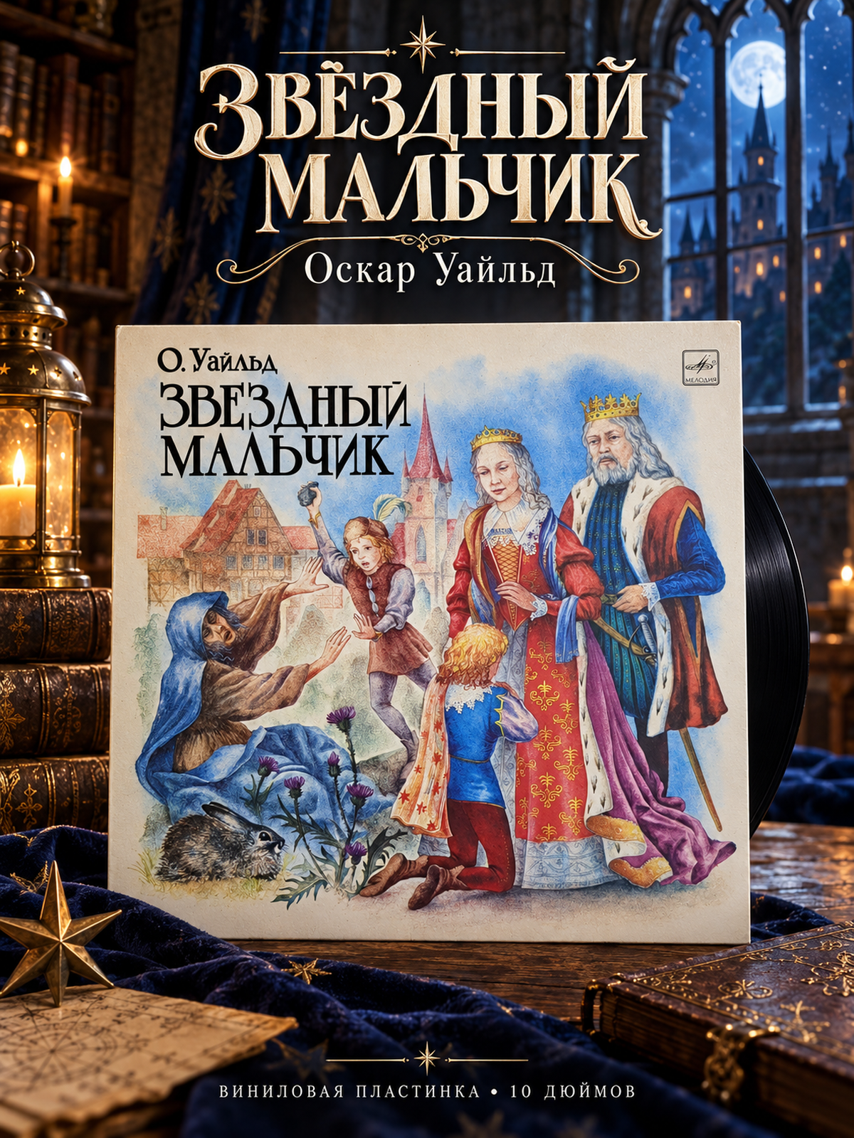 Звездный мальчик - О. Уайльд. Виниловая пластинка 10 дюймов. Мелодия СССР.