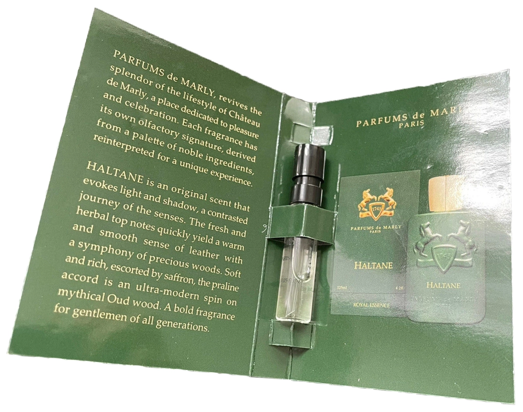Красивый и стойкий аромат: Парфюмерная вода Parfums De Marly Haltane пробник 1.5 / Парфюм Де Марли Халтан миниатюра