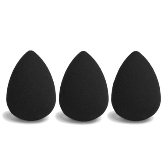 Кисть косметическая Ibra Makeup Blender Sponge, черный, 3 шт