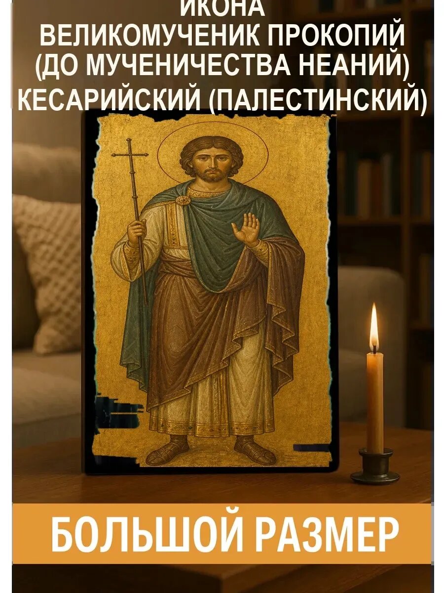 Икона Прокопий (до мученичества Неаний) Кесарийский (Палестинский)