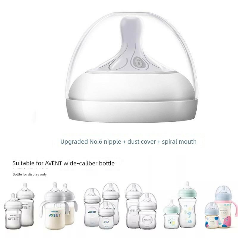 Philips Avent Ниппель 6 унц. + винтовая крышка + пылезащитная крышка обновленный набор