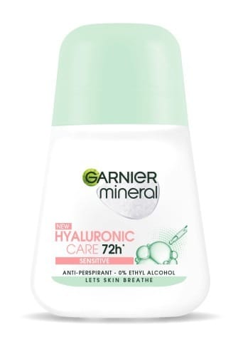Дезодорант-роллон Garnier Mineral Hyaluronic Care Sensitive, 50 мл