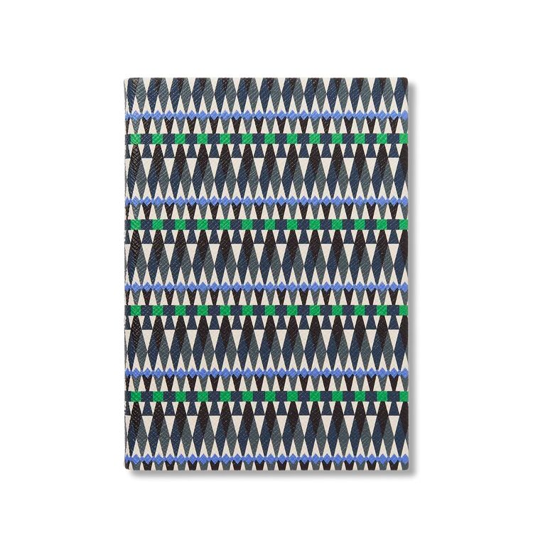 Smythson Блокнот Soho Notebook in Panama Harlequin 2