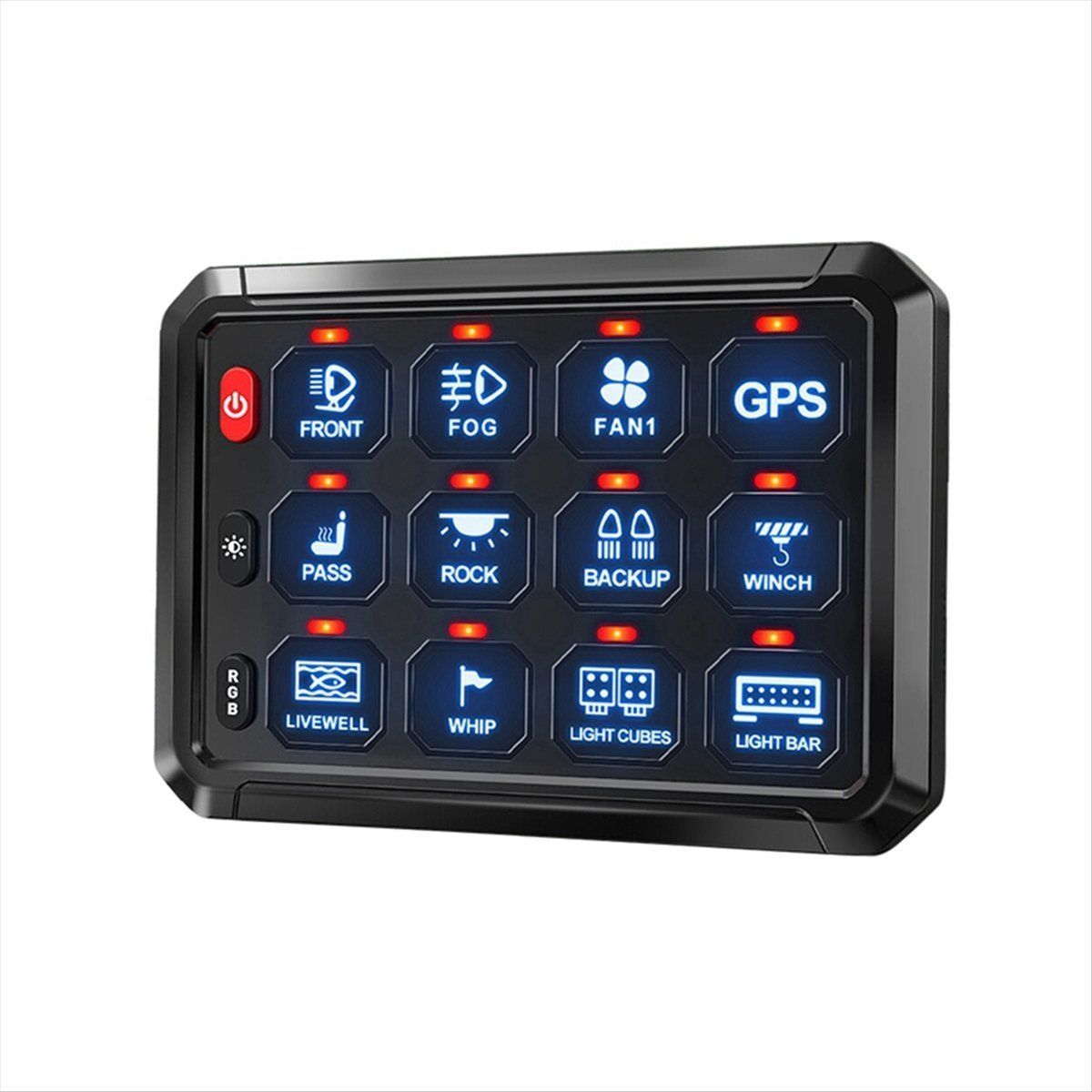 12-Клавишная Панель Переключателей Bluetooth RGB Switch Pod 12v Switch Panel