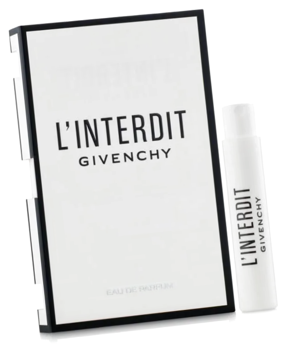 Красивый аромат Givenchy L Interdit пробник 1 / Парфюмерная вода Живанши Л Интердит миниатюра / Сэмпл парфюма