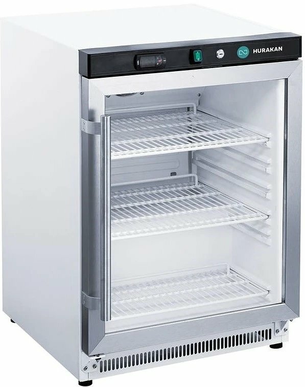 Шкаф холодильный Hurakan HKN-RCS130G, 130 л, −2…+8 °C, стеклянная дверь