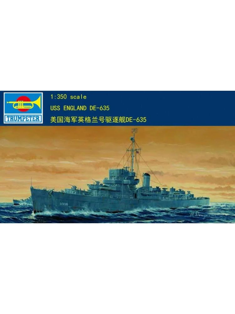 Трубач 05305 1/350 USS England DE-635 Сборная модель